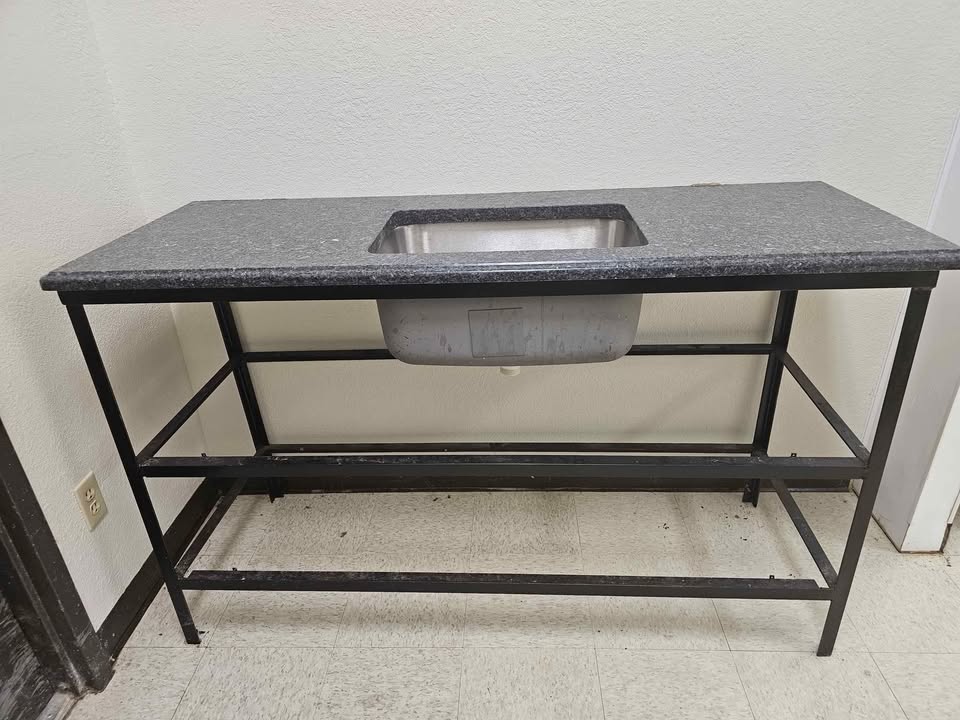 Granite Countertop with Stainless Steel Sink