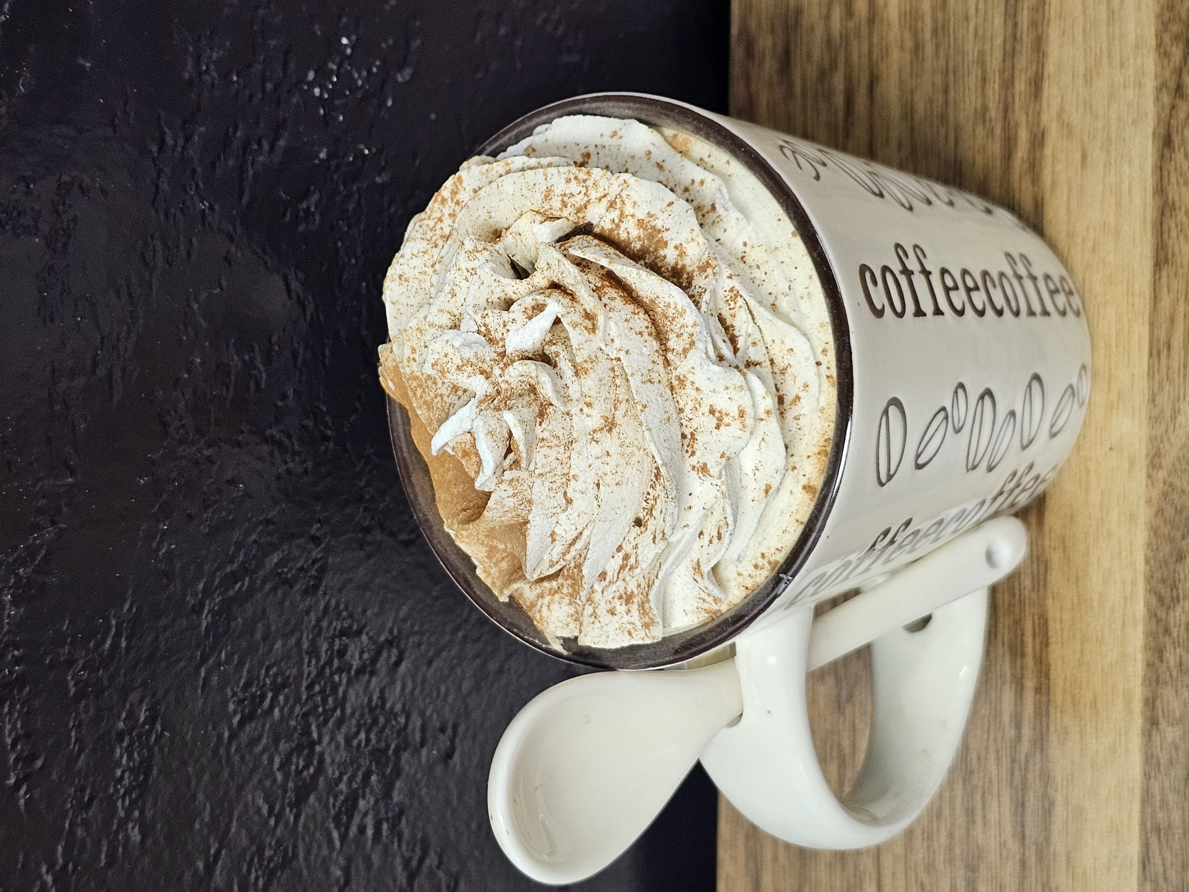 Coffee Mug with Spoon - Decoration