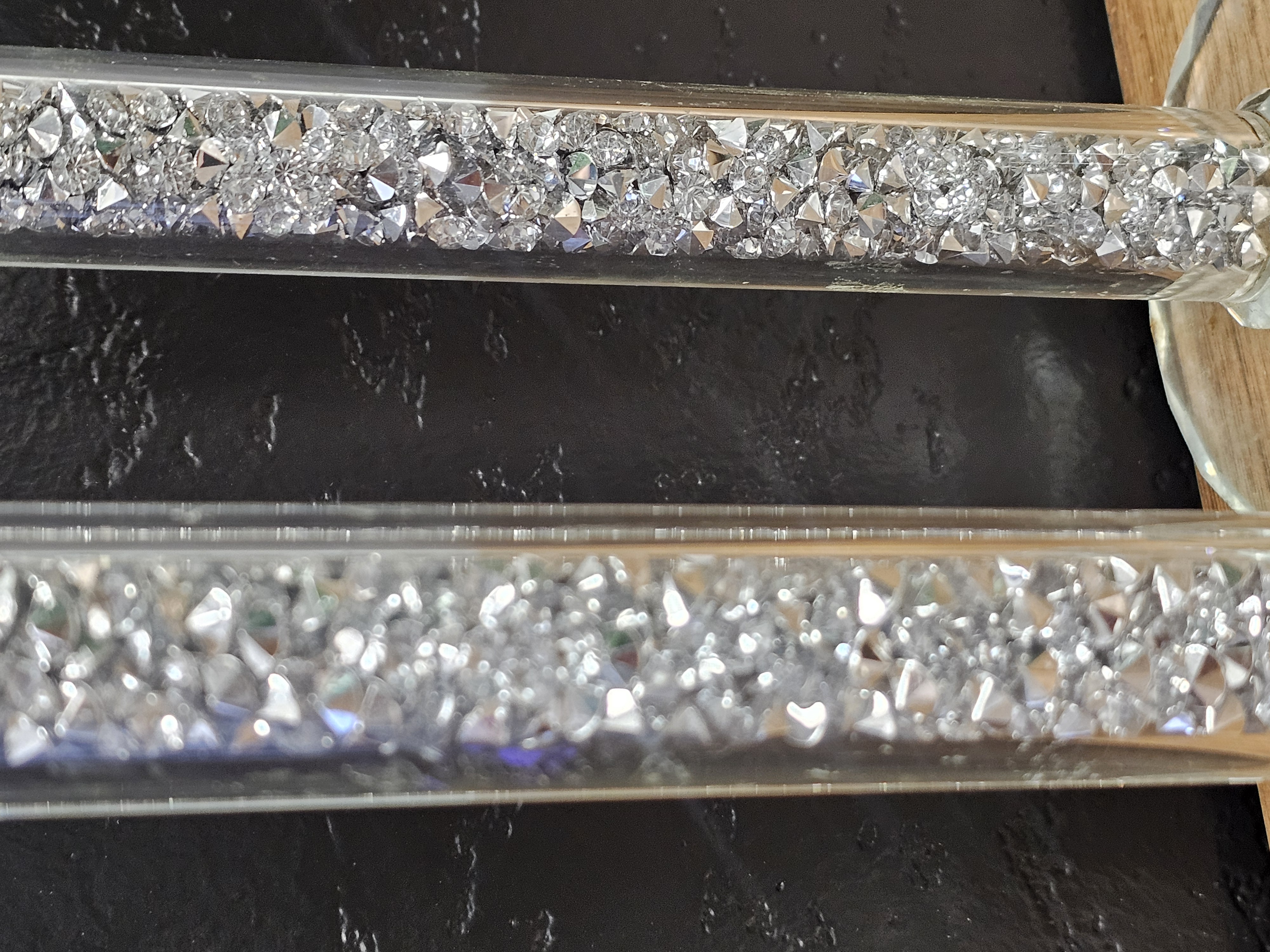 Medium crystal Candle Holder