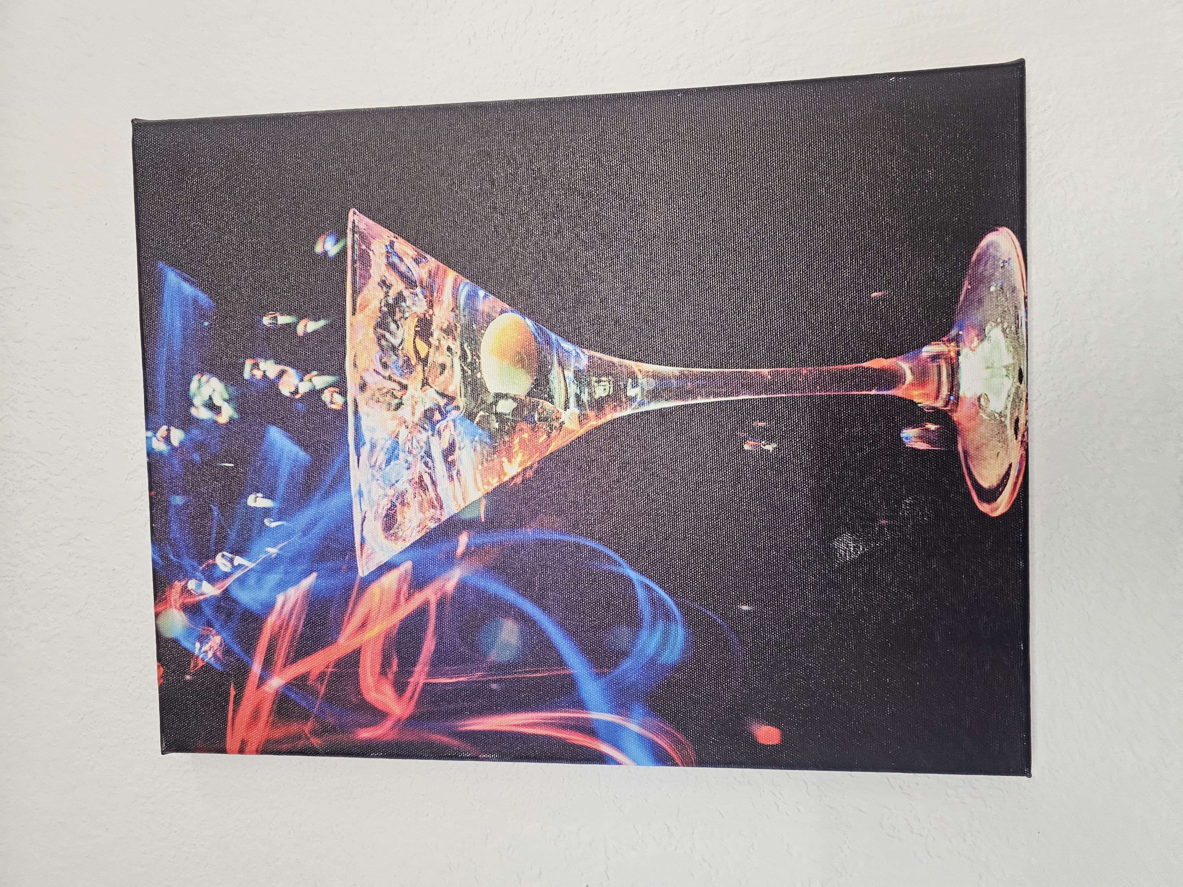 Modern Cocktail Art Canvas Set
