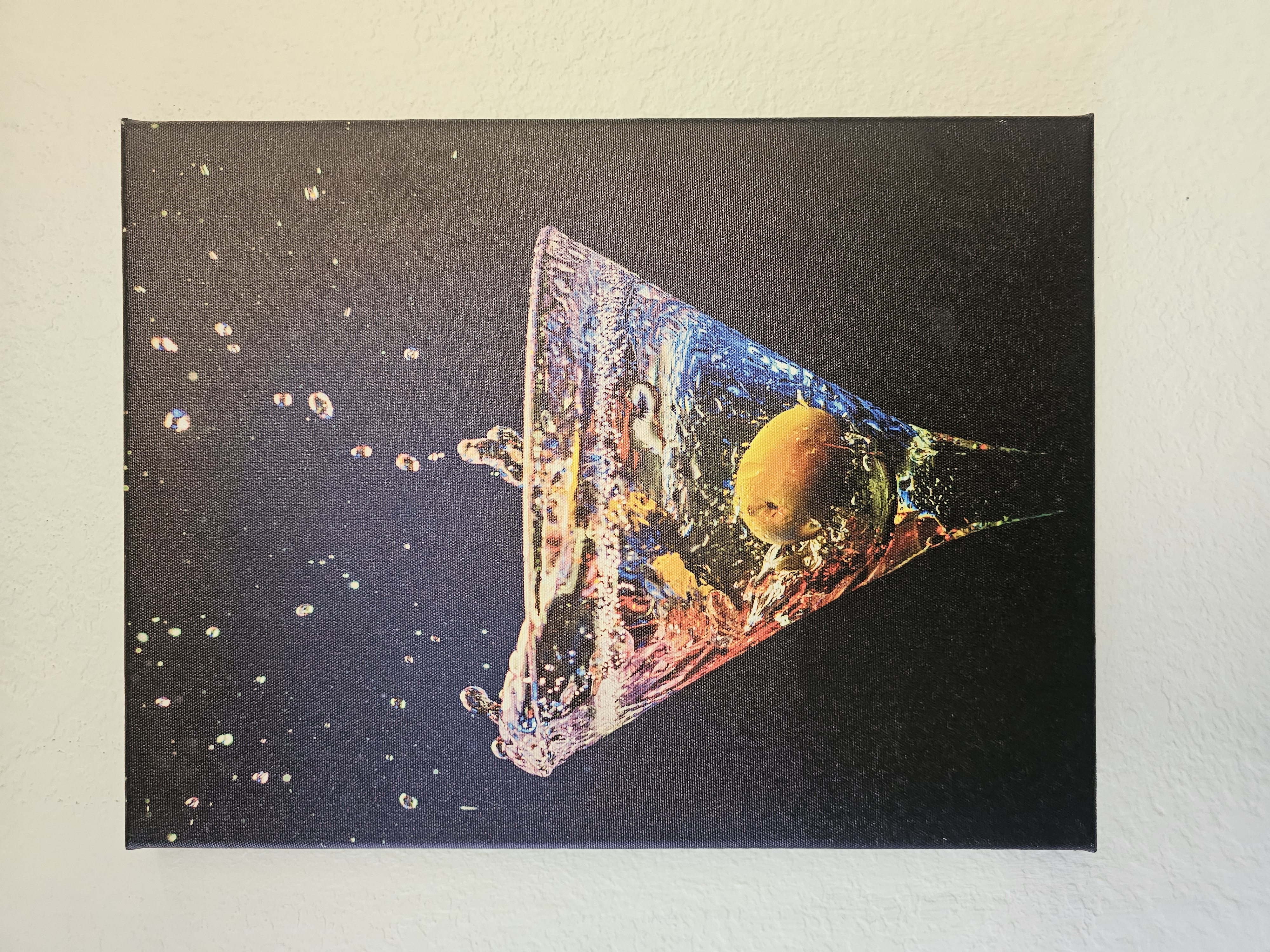 Modern Cocktail Art Canvas Set