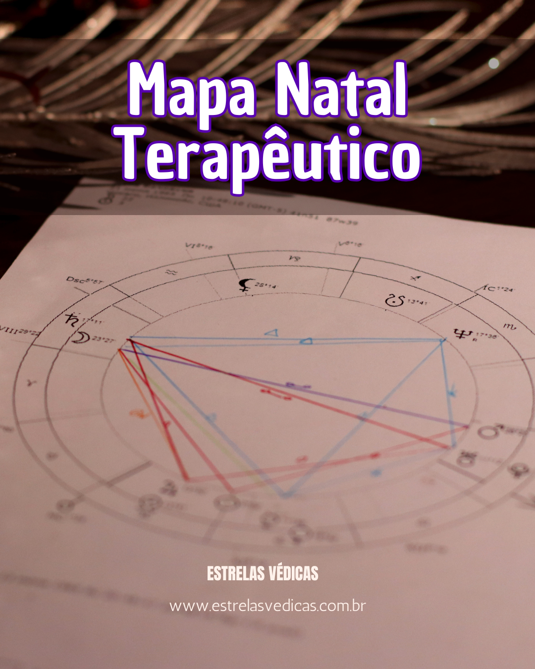 Mapa Natal Terapêutico com Céu Real e Psicoastrologia