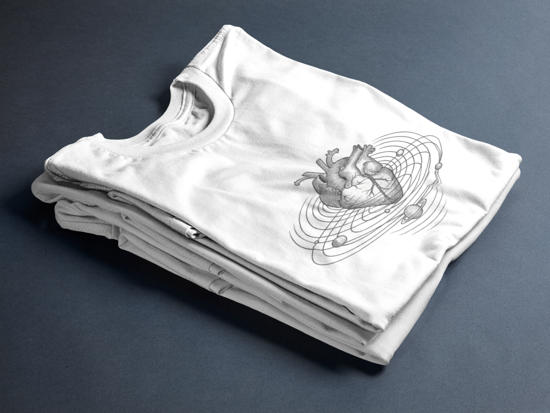 Camiseta Coração Cósmico – Estampa Exclusiva Estrelas Védicas