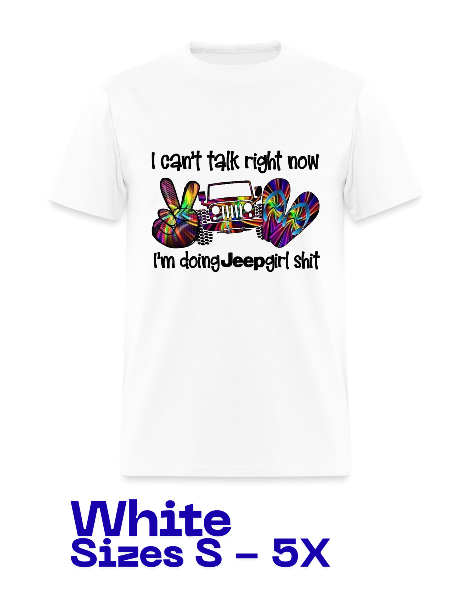 T-Shirt: Jeep Can't Talk