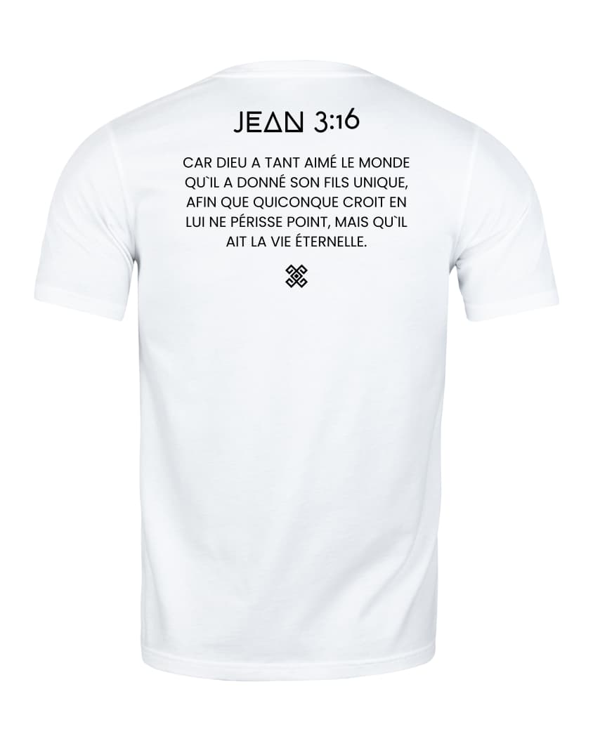 Saved By Jesus  -  White T-shirt