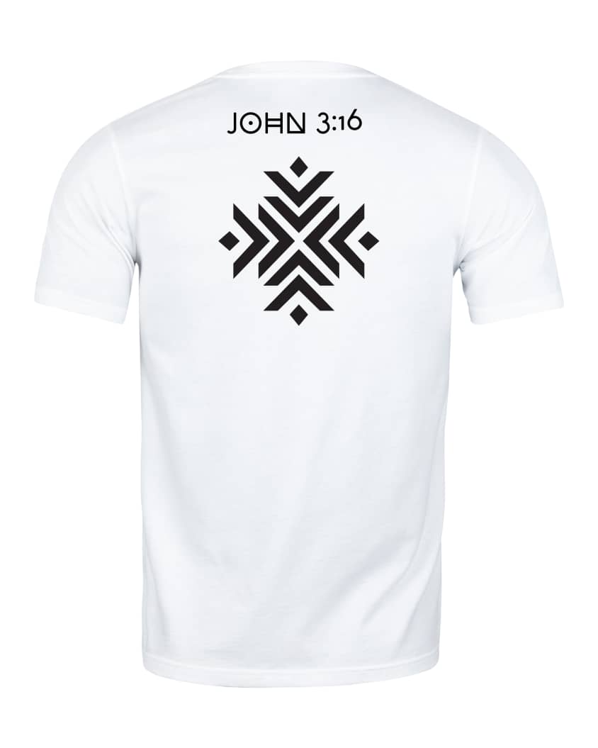 Saved By Jesus  -  White T-shirt