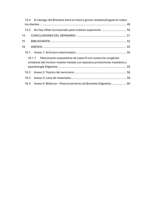 Posicionamiento de Brackets Edgewise