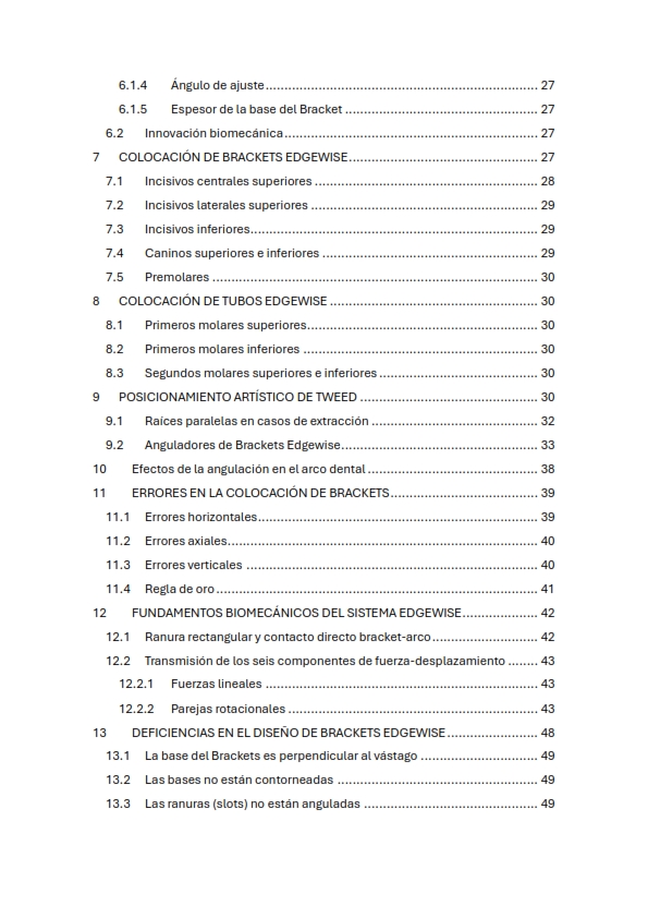 Posicionamiento de Brackets Edgewise