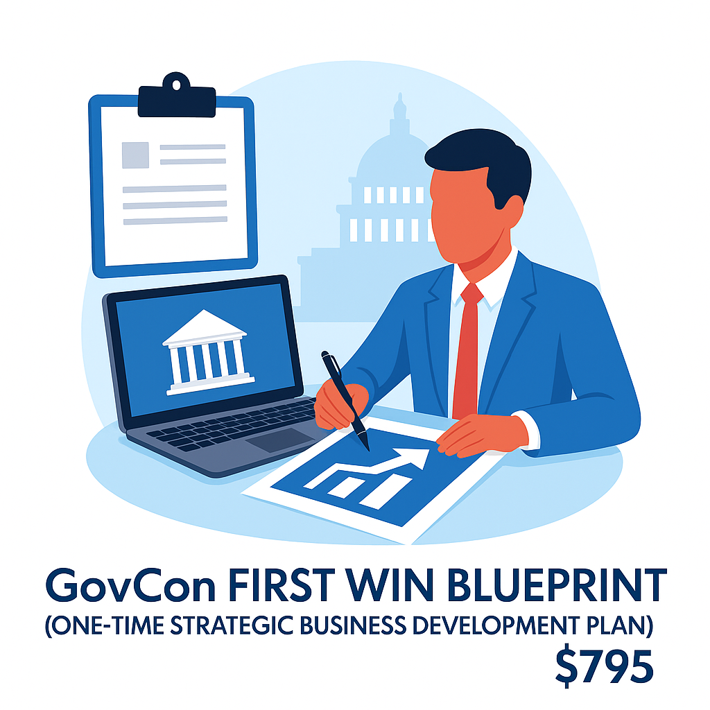 GovCon First Win Blueprint