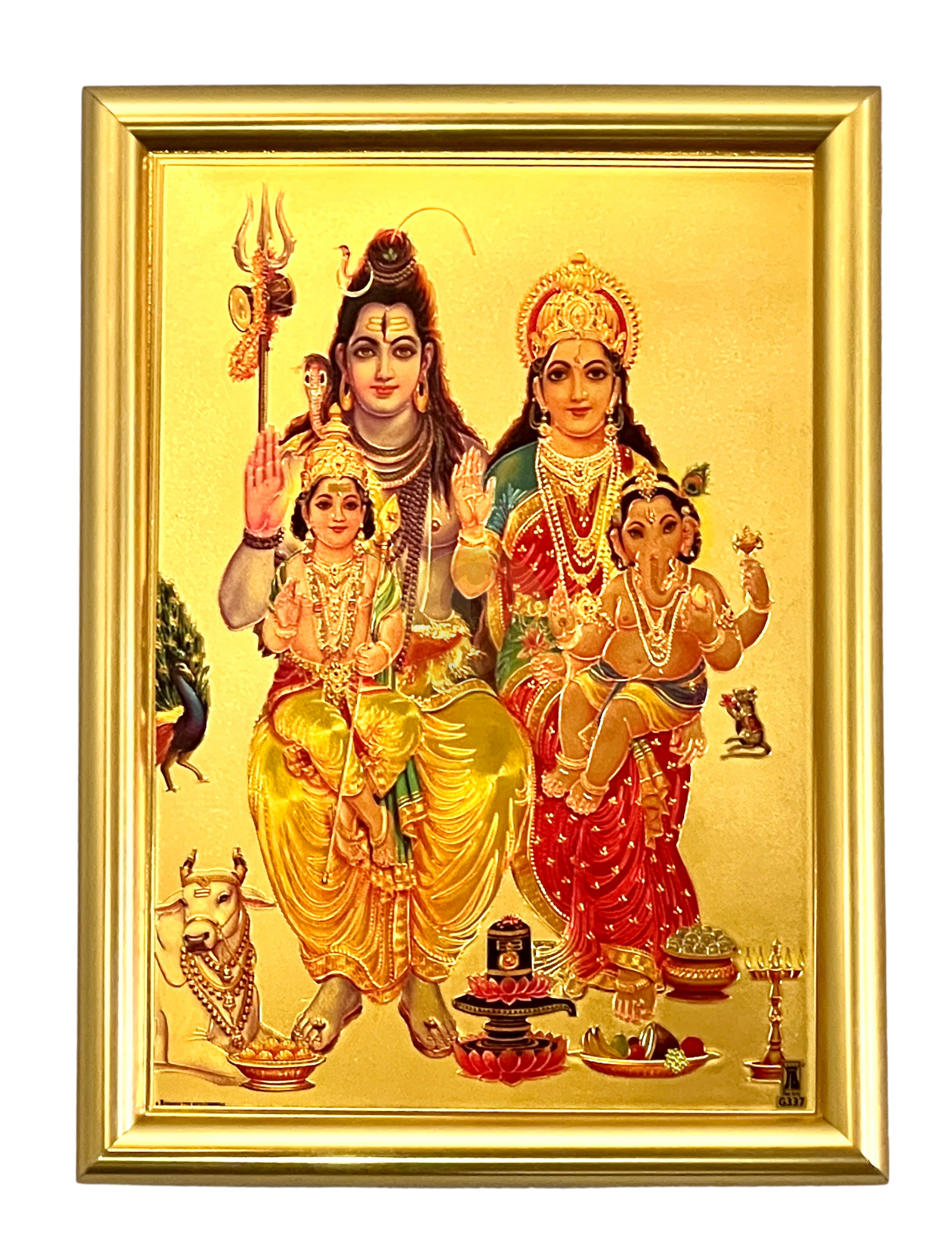 5X7 Siva Parvathi family