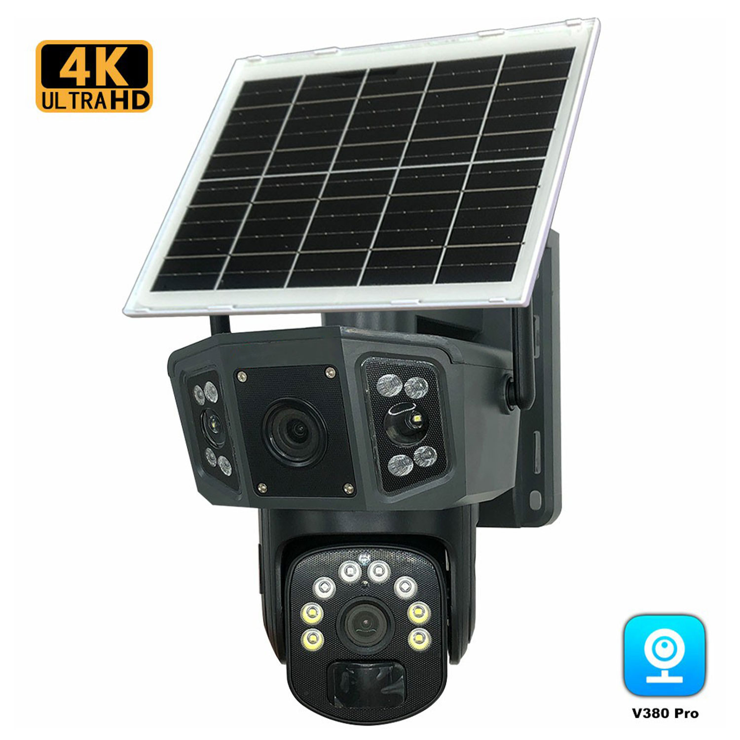 4K Ultra HD Solar Security Camera