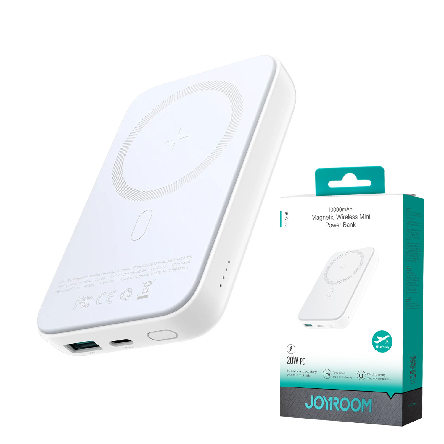 Magnetic Wireless Mini Power Bank