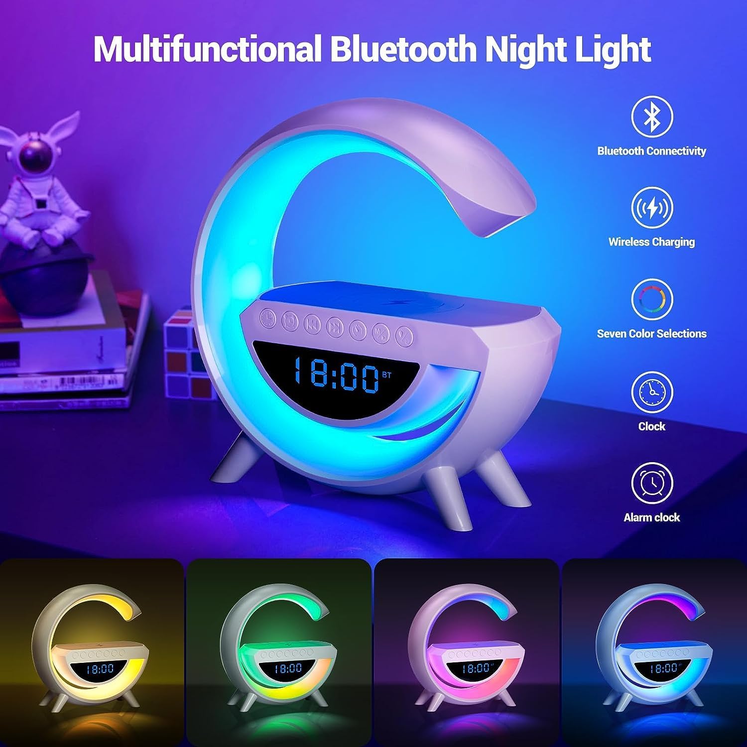 Multifunctional Bluetooth Night Light