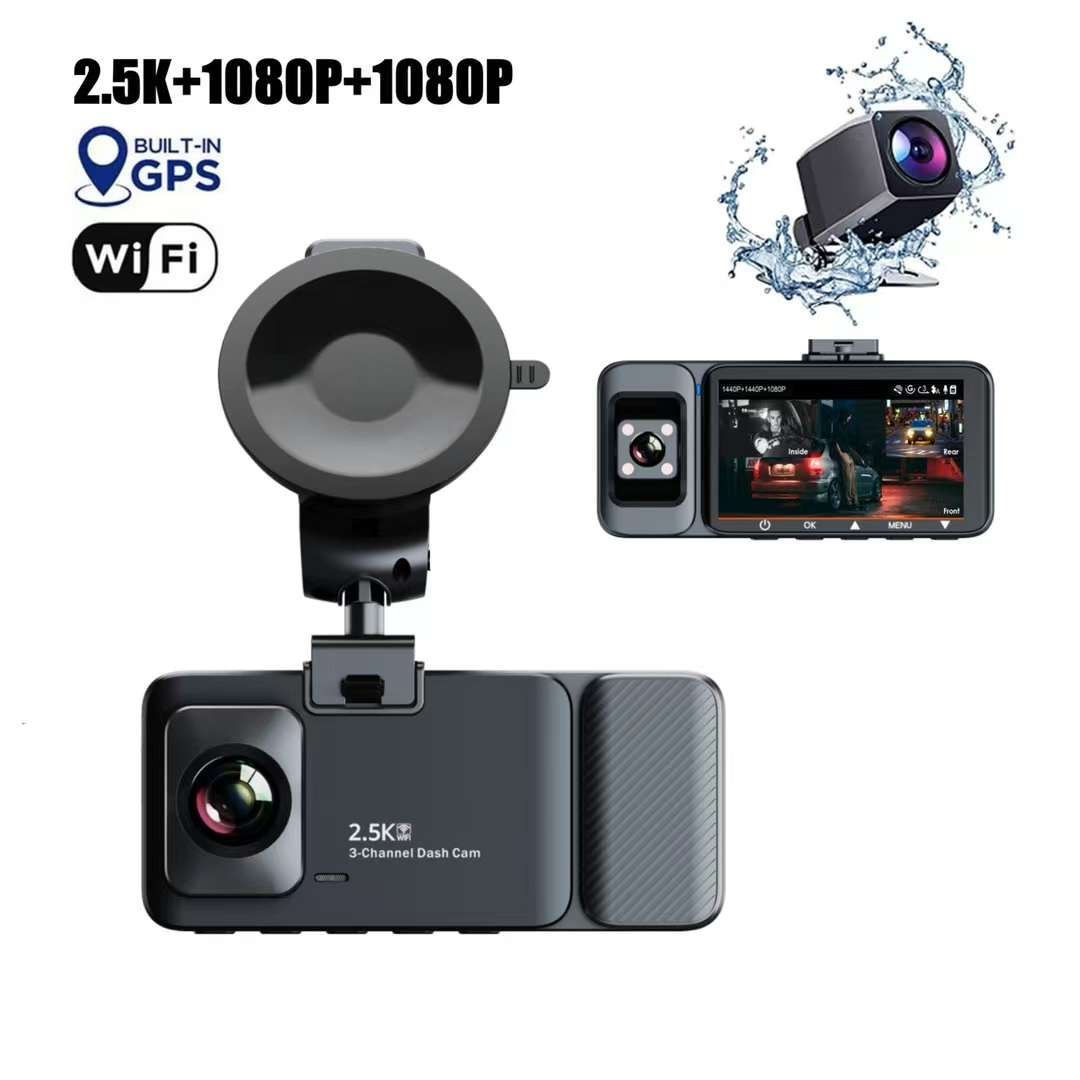 3-Channel Dash Cam
