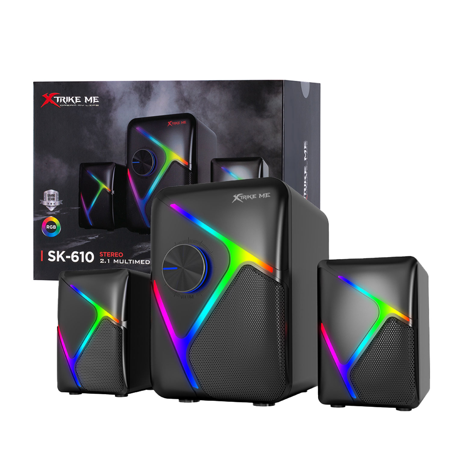 Xtrike Me SK-610 2.1 Multimedia Speaker System