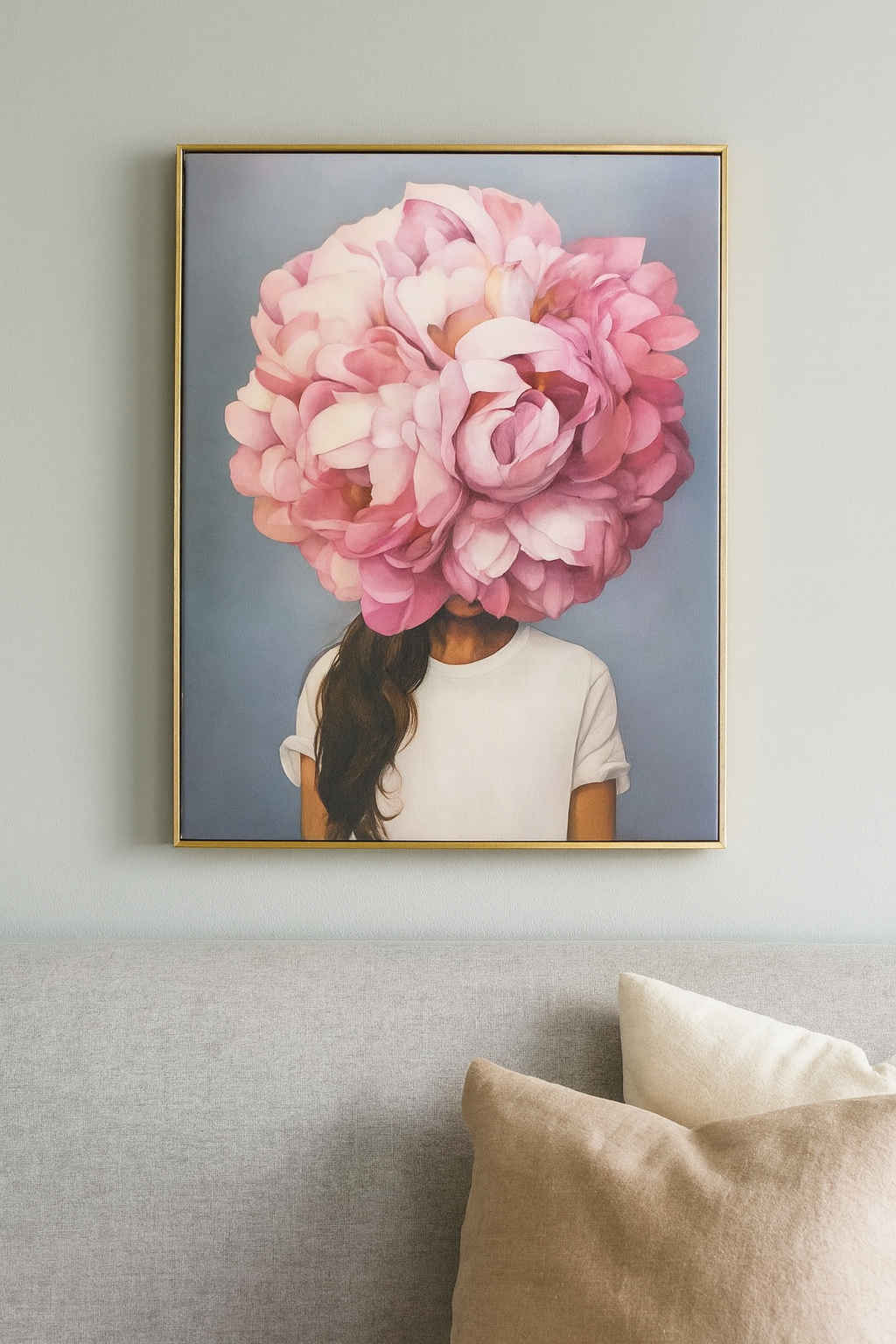 Tapyba pagal skaičius „Mergina su bijūnų galva“