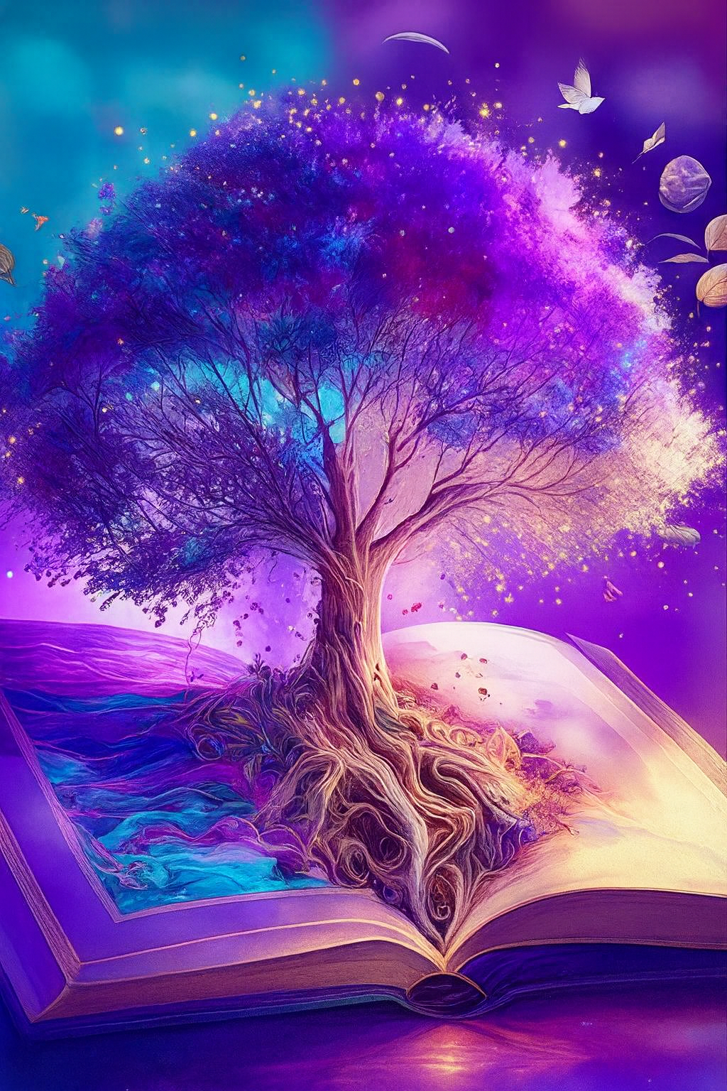 Deimantinė mozaika „Gyvybės medis iš knygos“