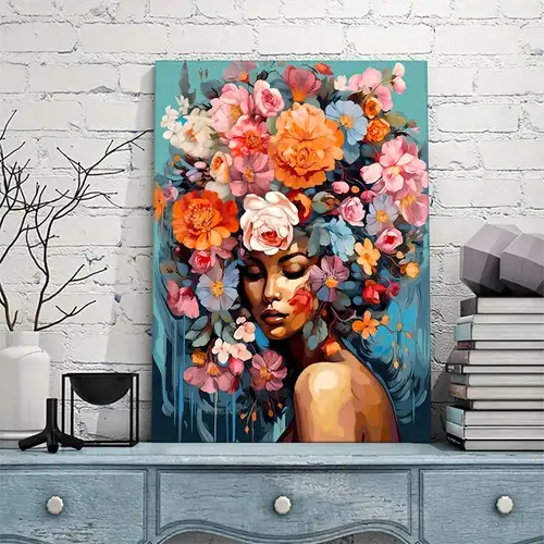 Tapyba pagal skaičius „Gėlių karalienė“