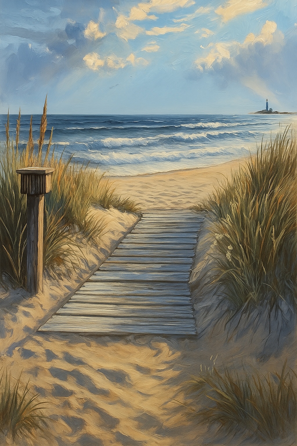 Tapyba pagal skaičius „Kelias į jūrą“