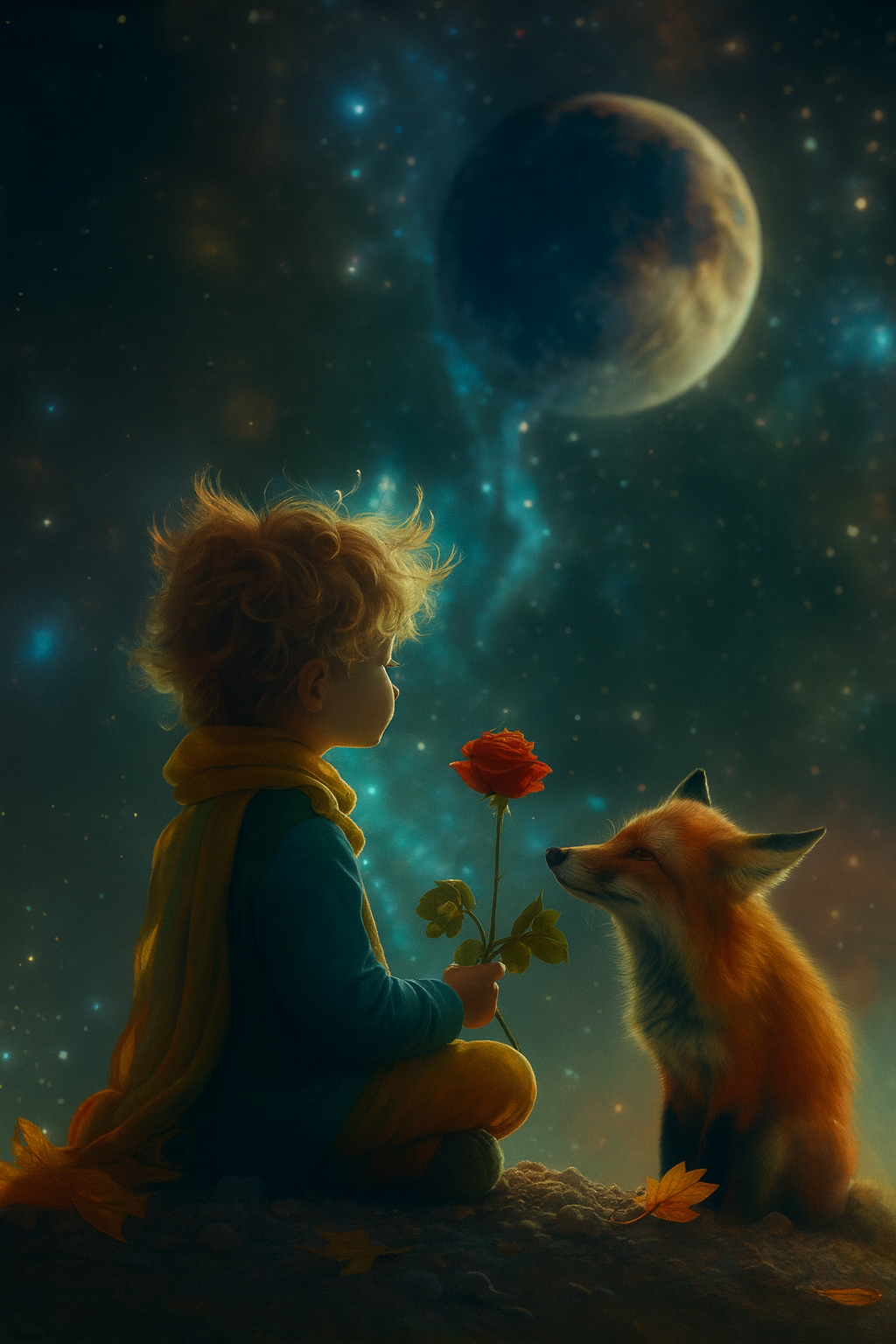 Deimantinė mozaika „Mažojo Princo draugystė“