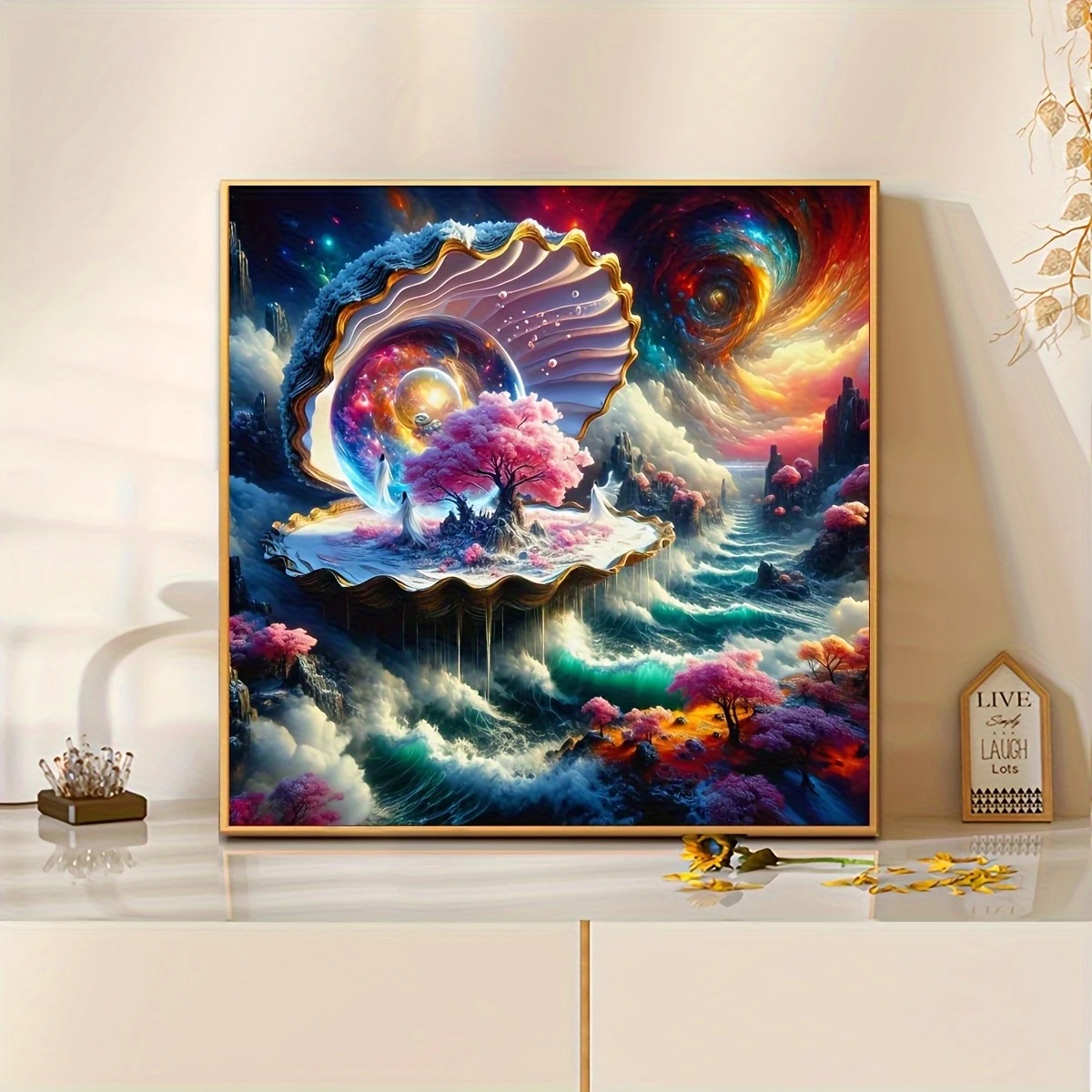 Deimantinė mozaika „Kosminė perlo pasaka“