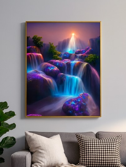 Deimantinė mozaika „Kristalinis krioklys“