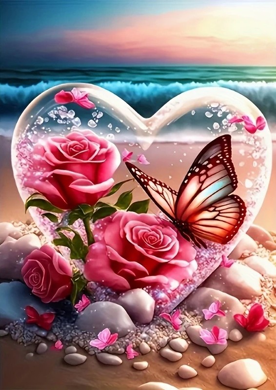 Deimantinė mozaika „Meilės pakrantė“