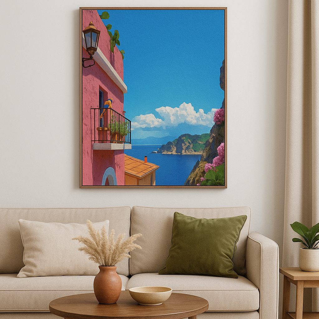 Tapyba pagal skaičius „Viduržemio jūros balkonas“