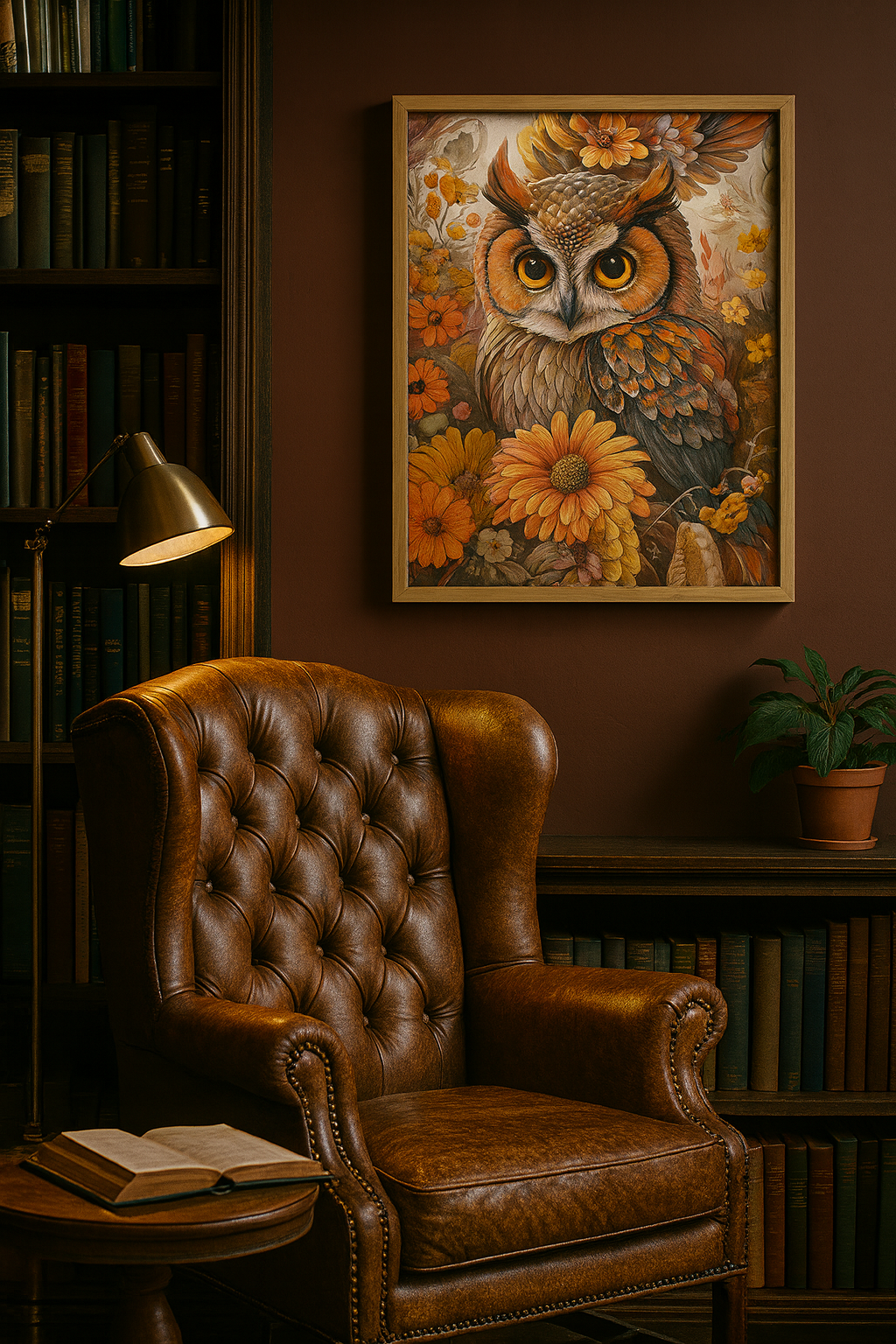 Tapyba pagal skaičius „Pelėdos išmintis“