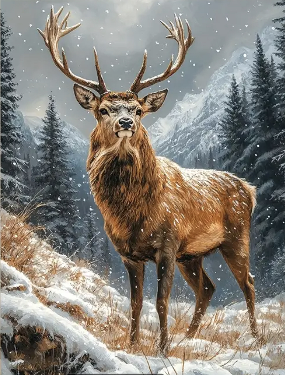 Tapyba pagal skaičius "Gamta namuose" 