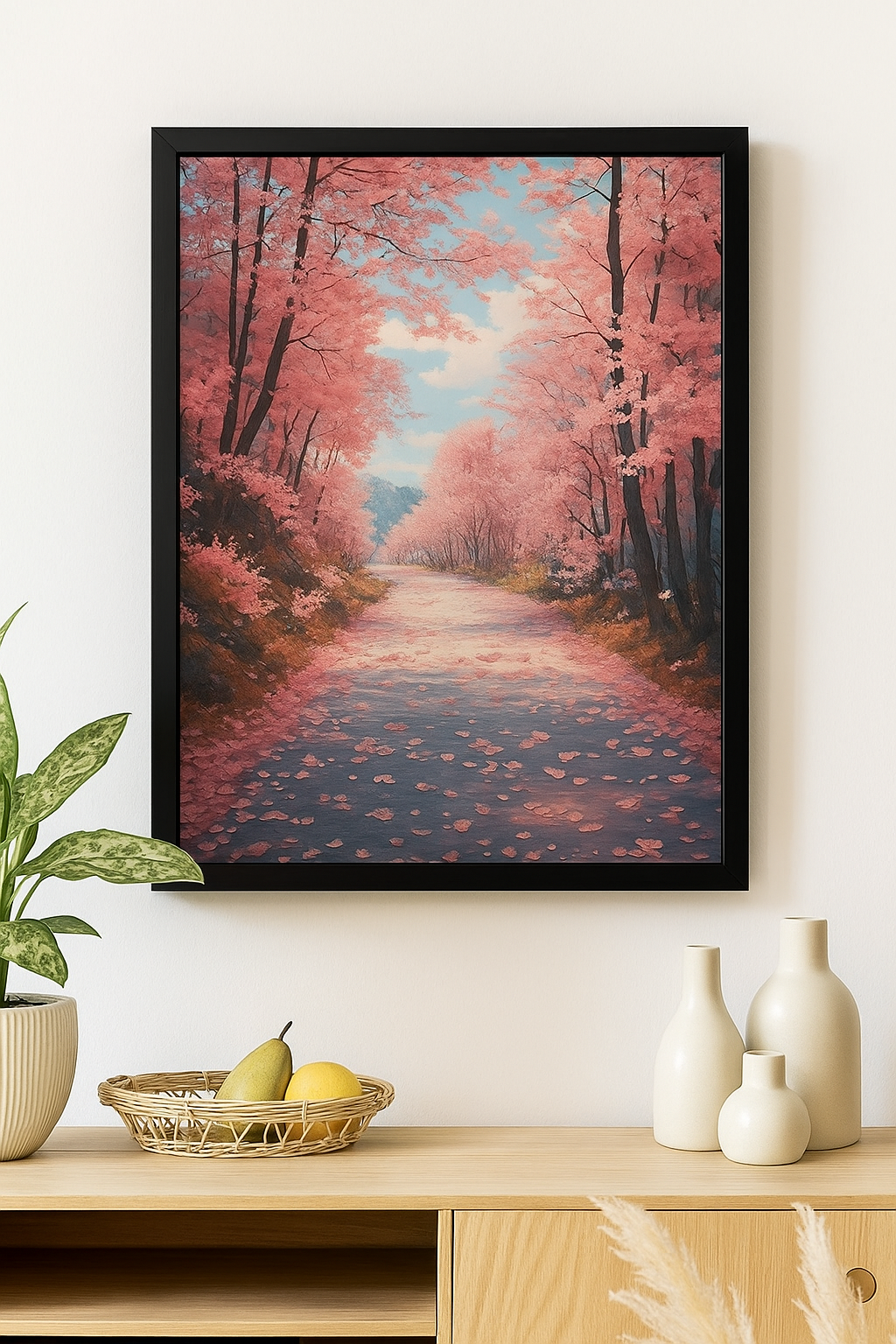 Tapyba pagal skaičius "Rožinis kelias"