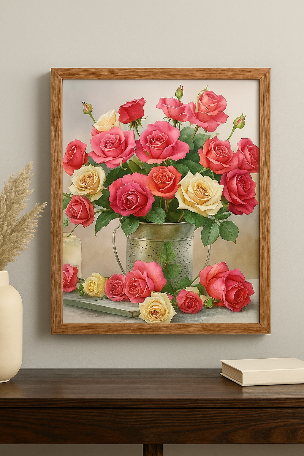 Deimantinė mozaika „Rožių elegancija“