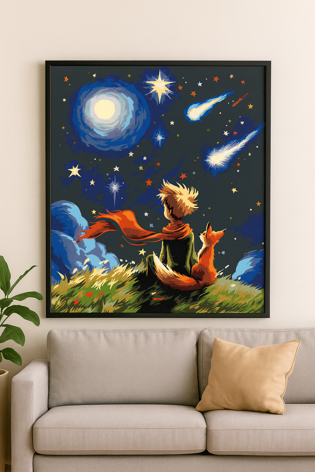 Tapyba pagal skaičius „Mažasis princas“