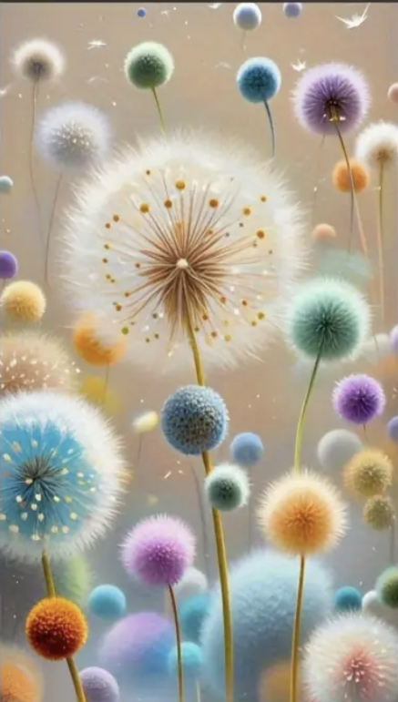 Deimantinė mozaika „Spalvų pūkas“