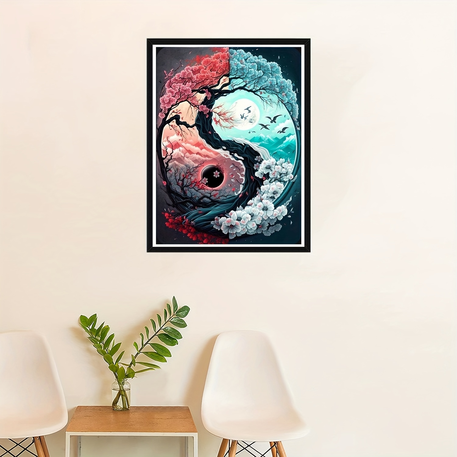 Tapyba pagal skaičius „Yin ir Yang – Gamtos harmonija“