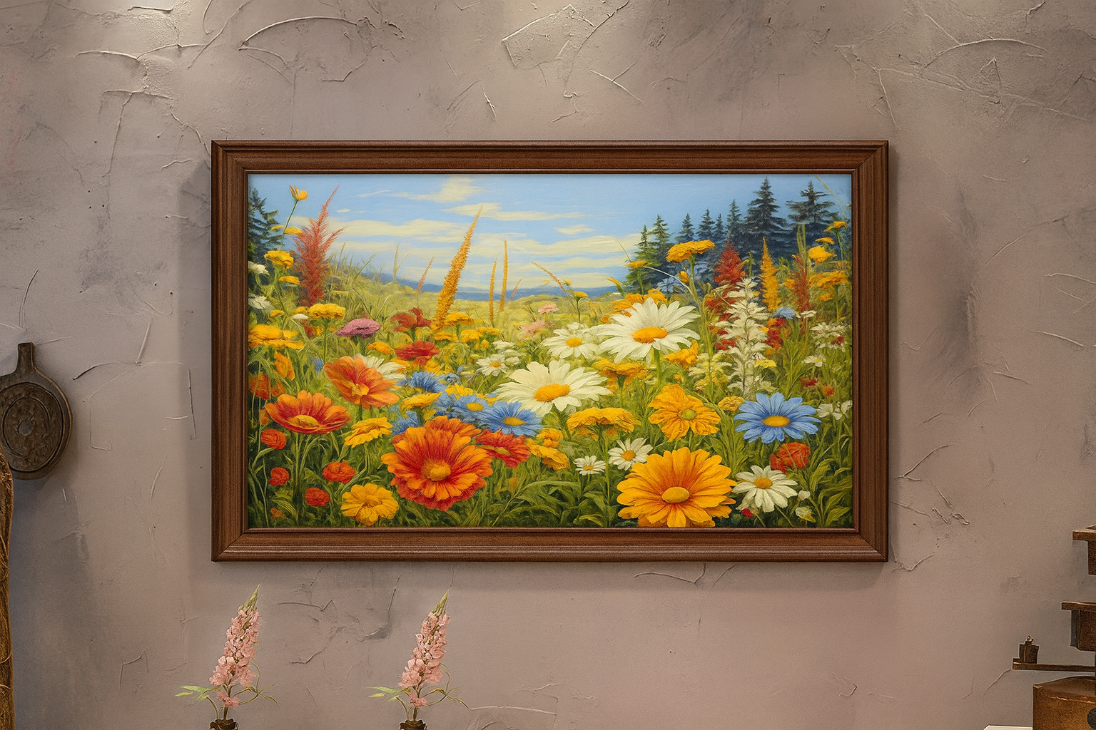 Tapyba pagal skaičius "Vasaros pieva" 