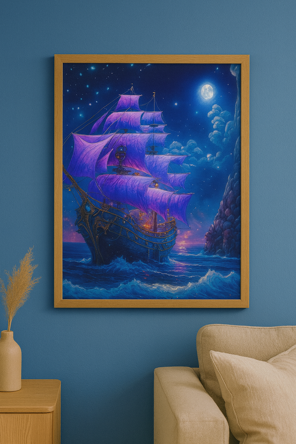 Tapyba pagal skaičius "Nakties paslaptys"