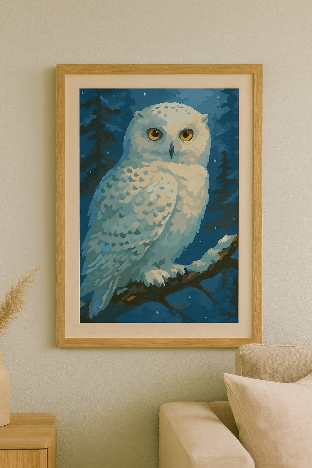 Tapyba pagal skaičius "Nakties išmintis"