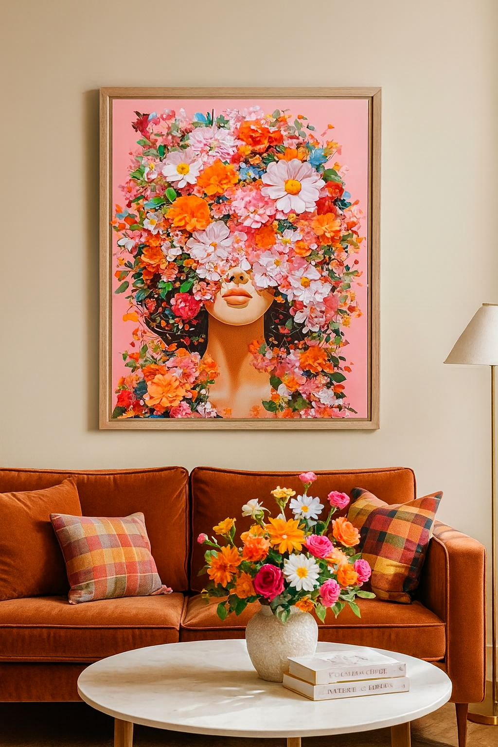 Tapyba pagal skaičius Tapyba pagal skaičius „Gėlių karūna“