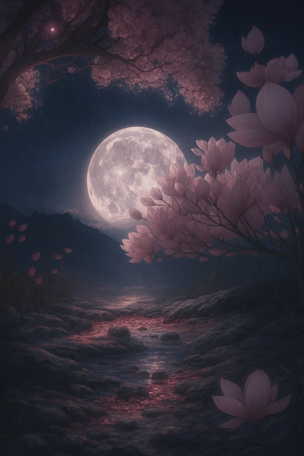 Tapyba pagal skaičius „Mėnulio šviesoje“