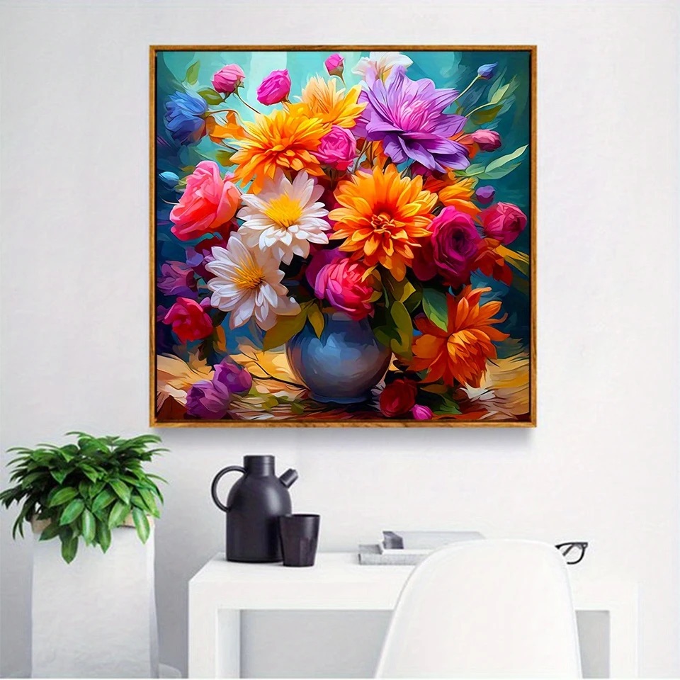 Deimantinė mozaika „Spalvų puokštė“