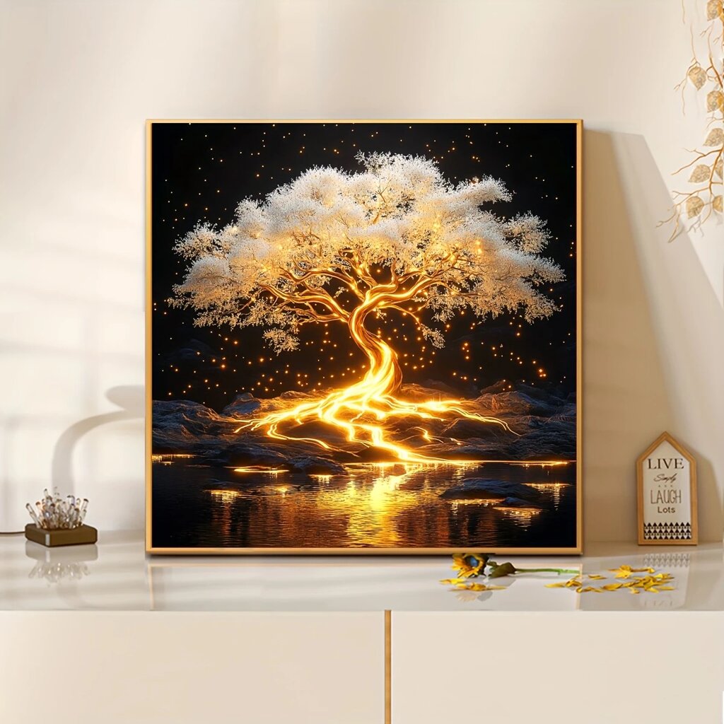 Deimantinė mozaika „Ugninis Gyvybės medis“