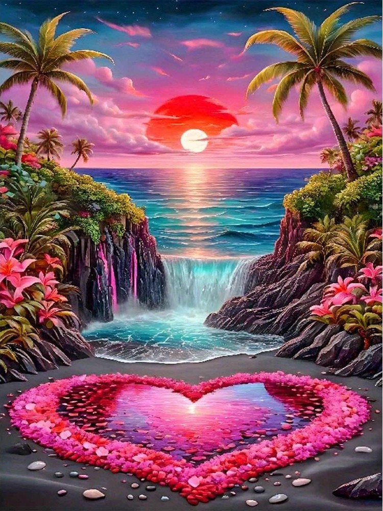 Deimantinė mozaika „Meilės saulėlydis“