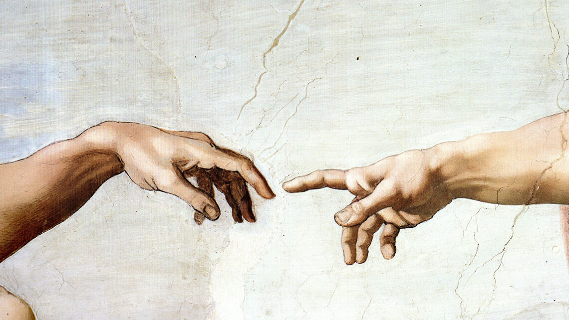 Tapyba pagal skaičius "Dieviškasis prisilietimas" 