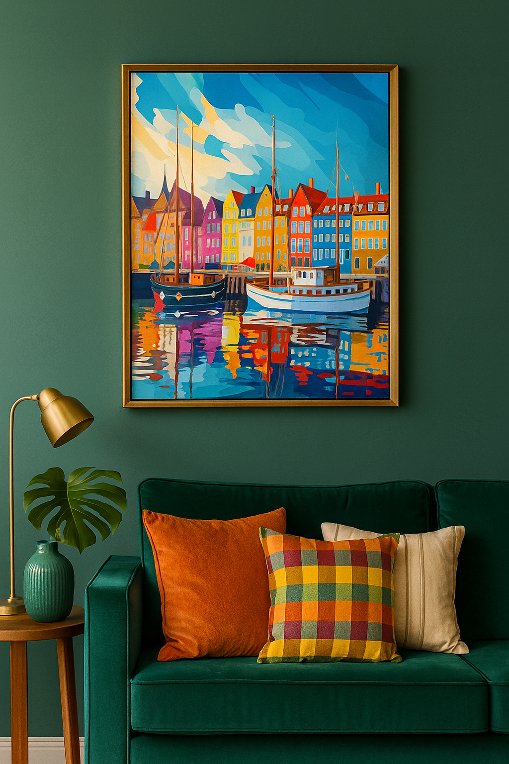 Tapyba pagal skaičius „Spalvingasis uostas“