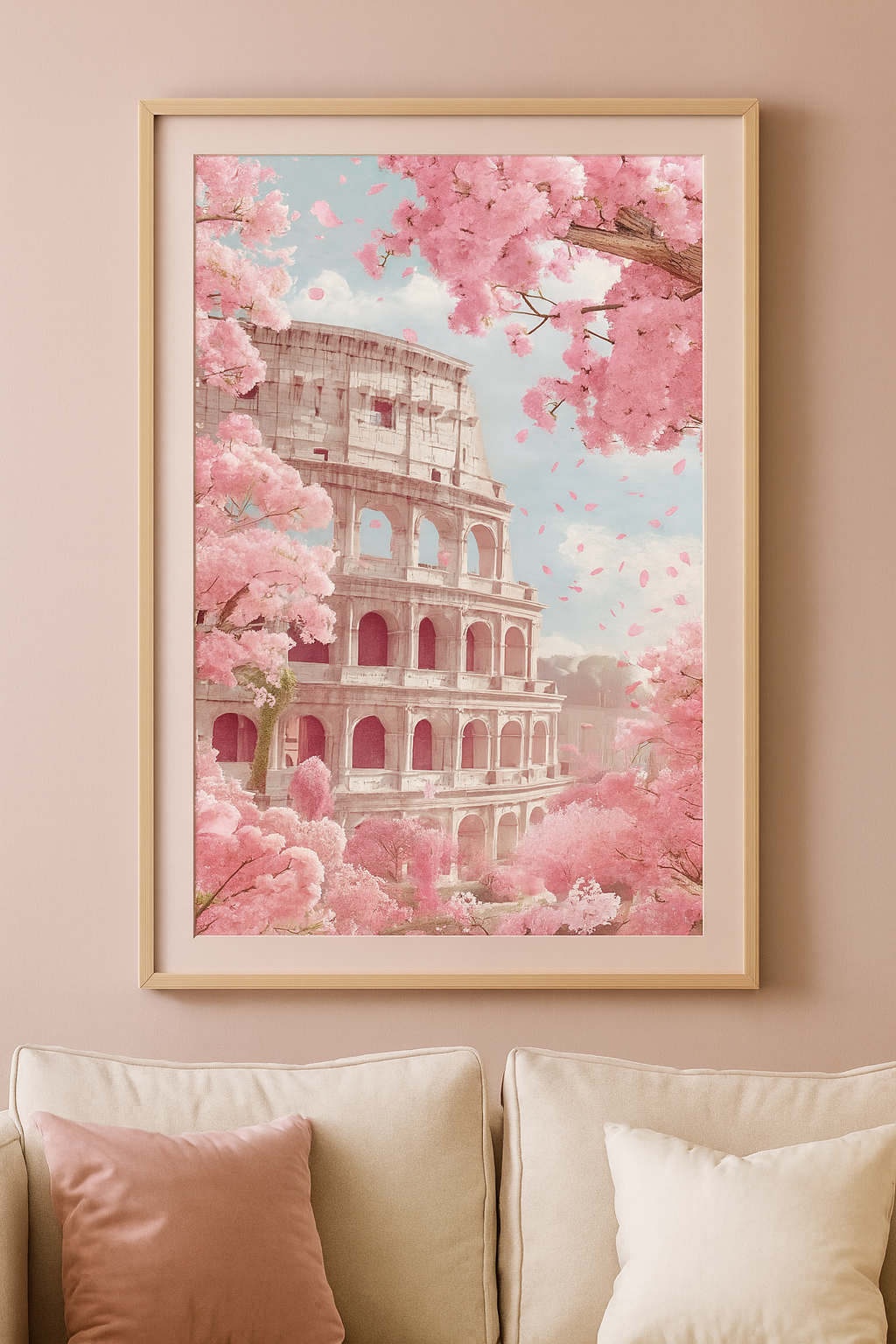 Tapyba pagal skaičius „Saulėlydžio banga“