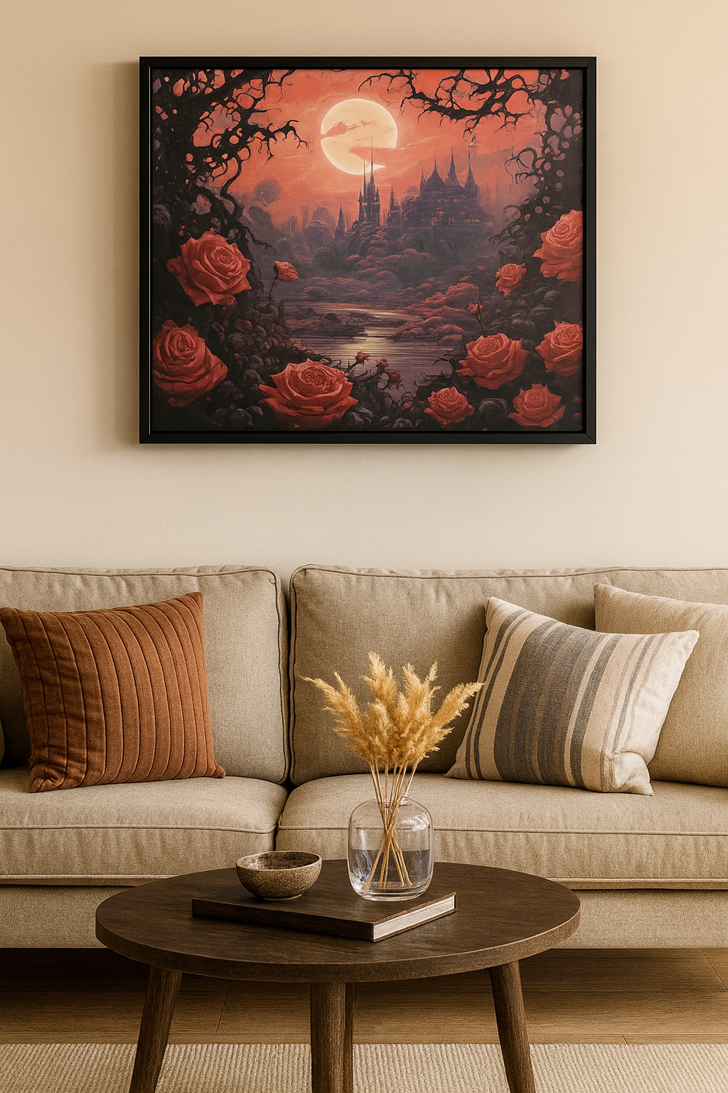 Tapyba pagal skaičius „Rožių pilies paslaptis“