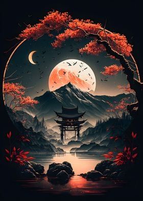 Tapyba pagal skaičius „Mėnulio šviesos paslaptis“