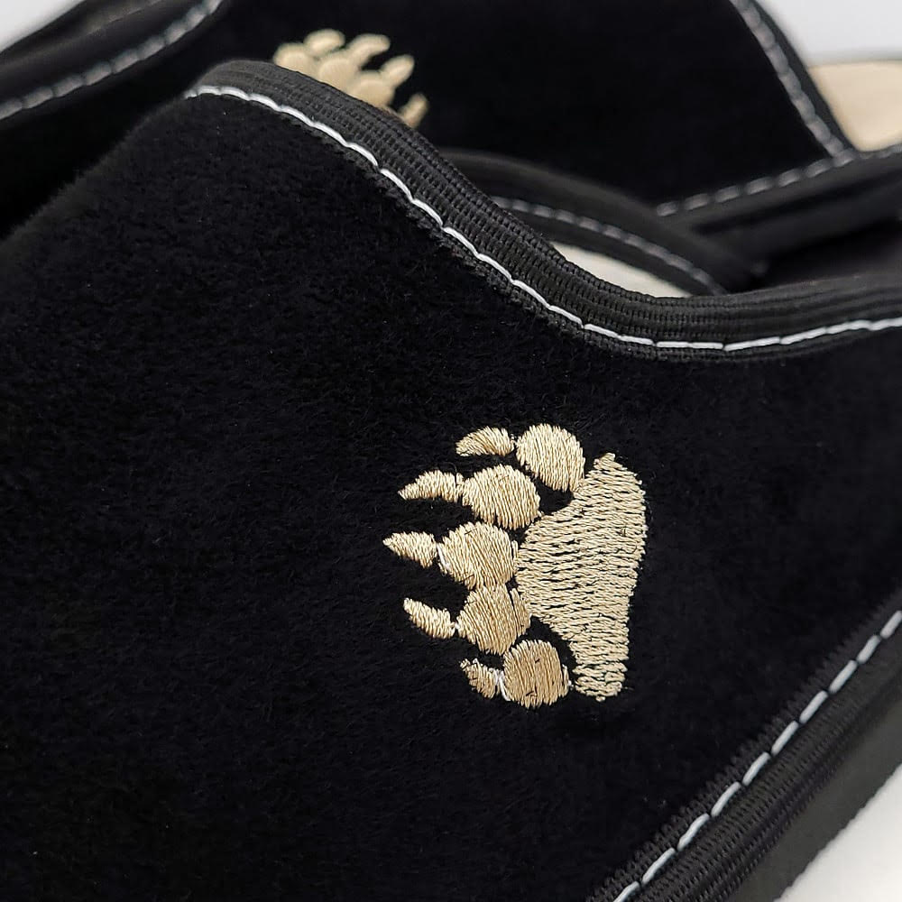 Vyriškos šlepetės iš verstos odos "Tigro letena"