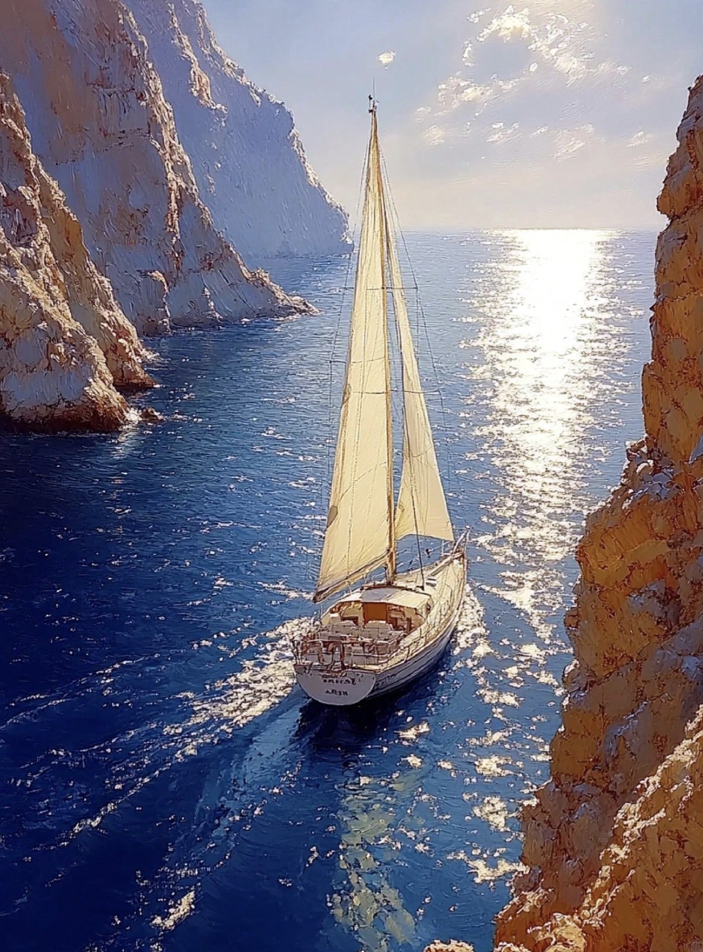 Deimantinė mozaika „Kelionė tarp uolų“